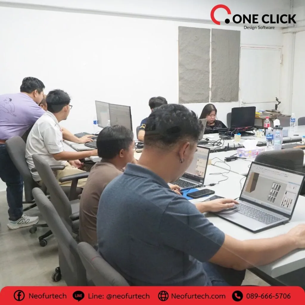 คอร์สการออกแบบและผลิตเฟอร์นิเจอร์ระดับอุตสาหกรรมกับ OneClickCabinet!