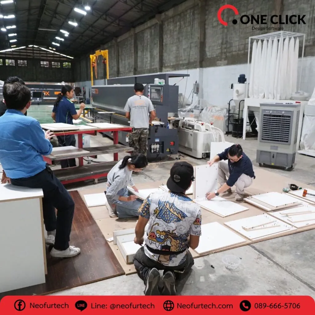 คอร์สเรียนเฟอร์นิเจอร์ - คอร์สเรียน OneClickCabinet เจาะลึกระบบกา