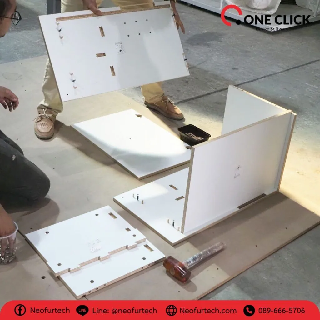 คอร์สเรียนเฟอร์นิเจอร์ - คอร์สเรียน OneClickCabinet เจาะลึกระบบกา
